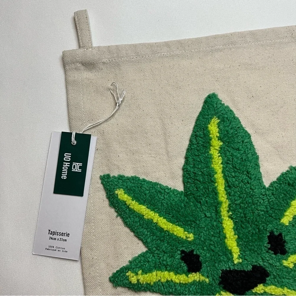 Urban Outfitters Mini Tufted Flag Textured Mary Jane 100% Cotton Tapestry NWT